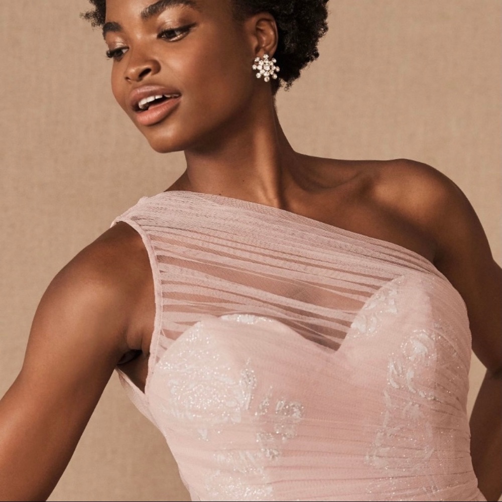 Anthropologie BHLDN Hayley Paige Phoebe Gown Sz 10 - Picture 4 of 13